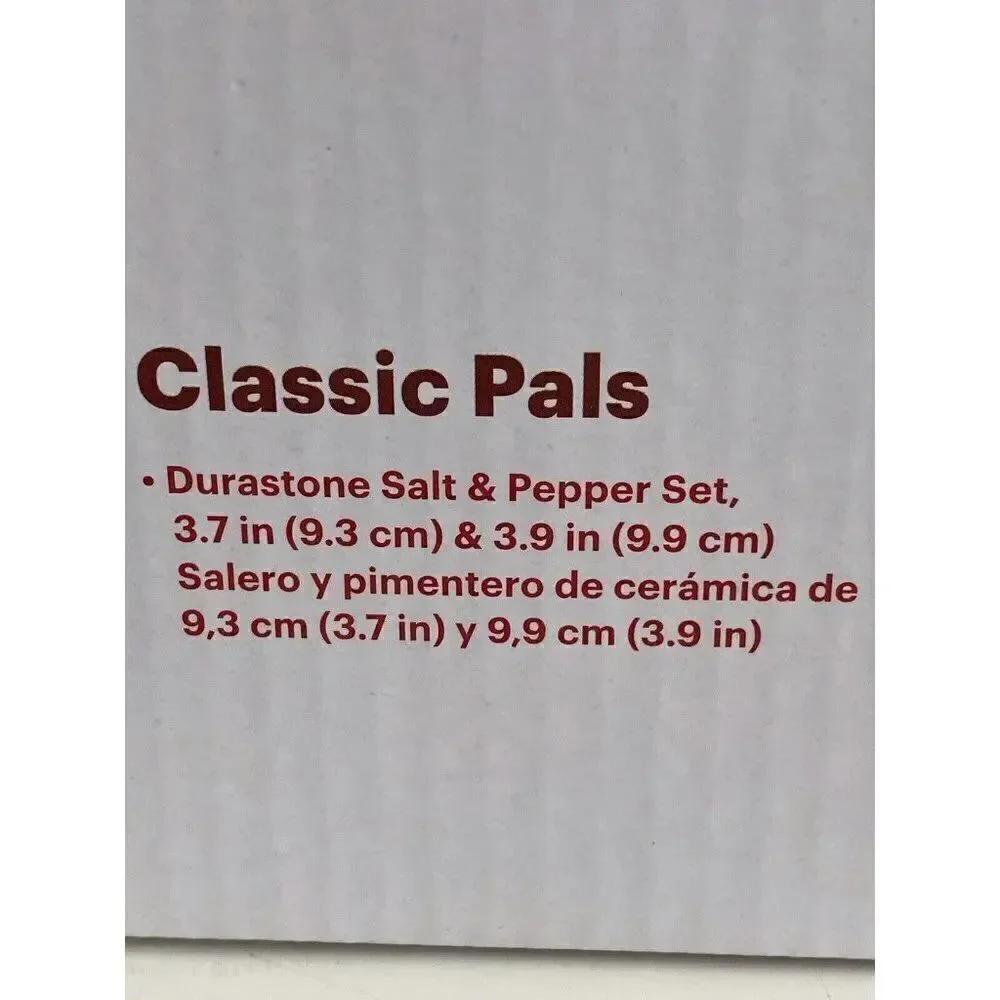 Peanuts Classic Pals Snoopy & Charlie Brown‎ Ceramic Salt & Pepper Set NEW
